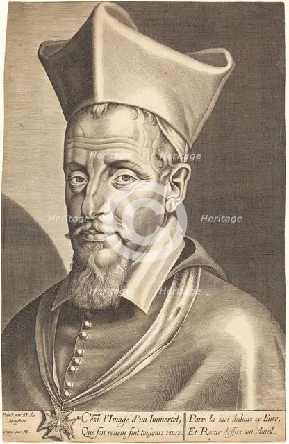 François La Rochefoucauld. Creator: Michel Lasne.