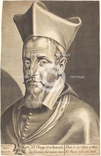 François La Rochefoucauld. Creator: Michel Lasne.
