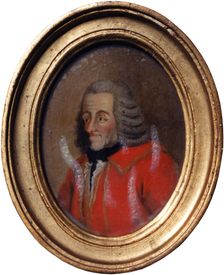 Francois Marie Arouet de Voltaire (1694-1778), writer, c18th century. Creator: Anon