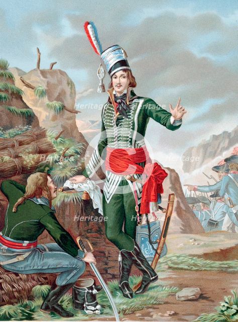 Francois Severin Marceau-Desgraviers, French revolutionary soldier. Artist: Unknown