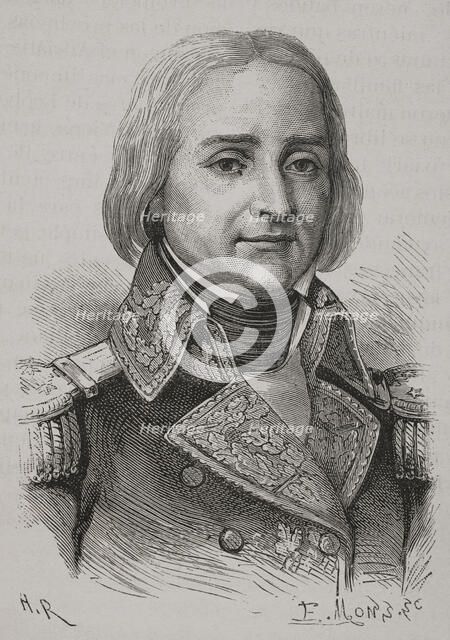 François-Paul Brueys d'Aigalliers, (1753-1798), French admiral who led the fleet into...Egypt,1879. Creator: Unknown.