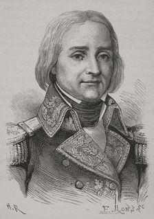 François-Paul Brueys d'Aigalliers, (1753-1798), French admiral who led the fleet into...Egypt,1879. Creator: Unknown