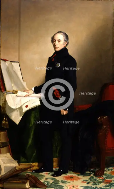 Francois Pierre Guillaume Guizot, 1841. Creator: George Peter Alexander Healy.