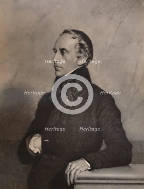 Francois Pierre Guillaume Guizot, French politician and historian, 19th century (1894). Artist: Luigi Calamatta.