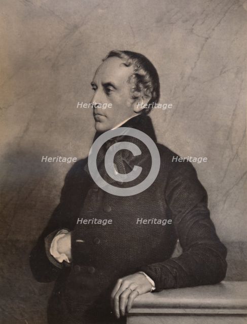 Francois Pierre Guillaume Guizot, French politician and historian, 19th century (1894). Artist: Luigi Calamatta.