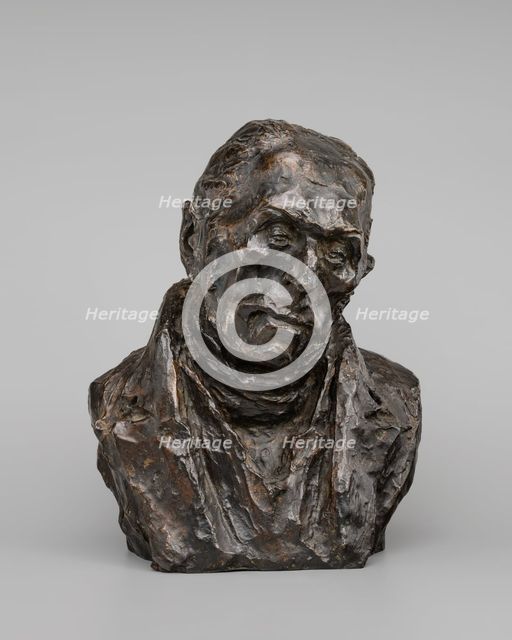 François-Pierre-Guillaume Guizot, model c. 1832/1835, cast 1929/1950. Creator: Honore Daumier.