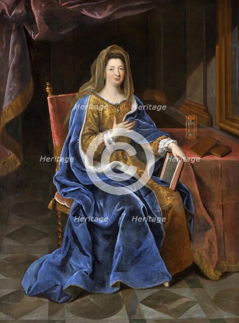 Françoise d'Aubigné, Marquise de Maintenon (1635-1719). Artist: Mignard, Pierre (1612-1695)