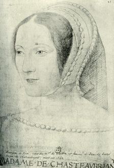 Françoise de Foix, Comtesse de Châteaubriant, early 16th century, (1907). Creator: Unknown