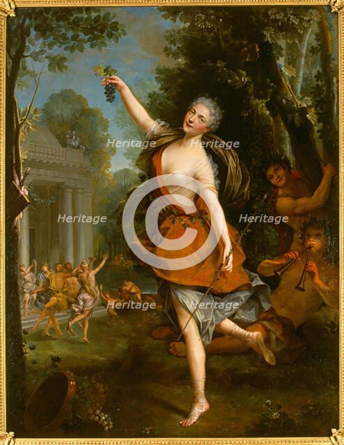 Françoise Prévost as Philomèle in the opera by Louis Lacoste. Artist: Raoux, Jean (1677-1734)