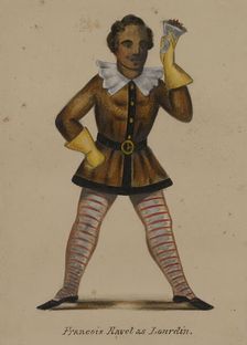 Françoise Ravel as Lourdin, 1855-1859. Creator: Alfred Jacob Miller