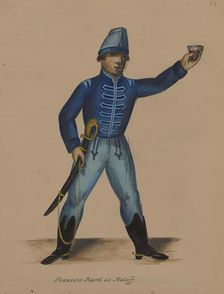 Françoise Ravel as Roloff, 1855-1859. Creator: Alfred Jacob Miller