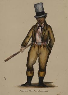 Françoise Ravel as Roquinet, 1855-1859. Creator: Alfred Jacob Miller