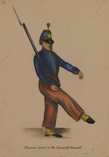 Françoise Ravel as the Conscript Recruit, 1855-1859. Creator: Alfred Jacob Miller