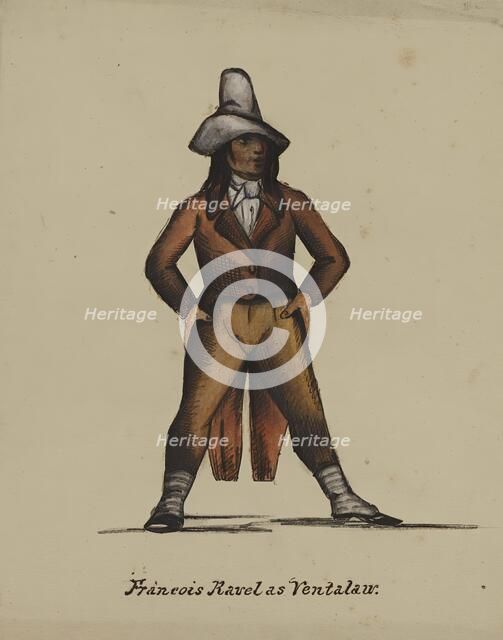 Françoise Ravel as Ventalaw, 1855-1859. Creator: Alfred Jacob Miller.