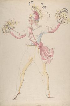 Franconi, Twirling Flaming Cones, 1768-1810. Creator: Louis Ducros