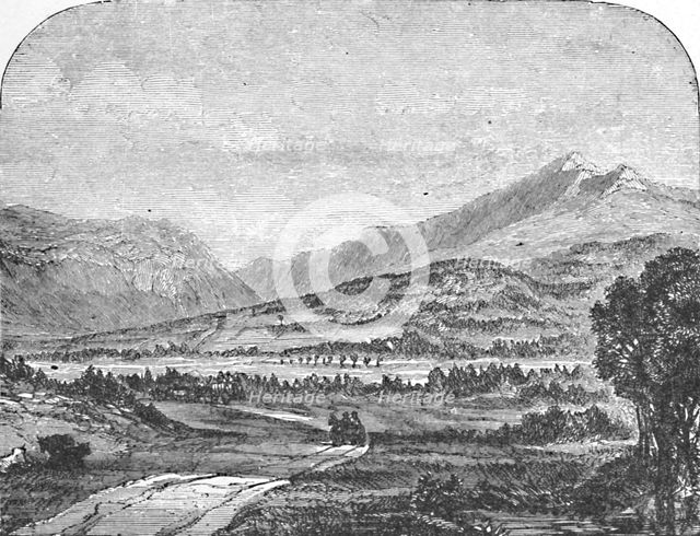 'Franconia Mountains, from Thornton', 1883. Artist: Unknown.