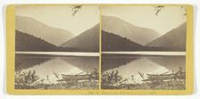 Franconia Notch from Echo Lake, 1855/75. Creators: Kilburn Brothers, BW Kilburn