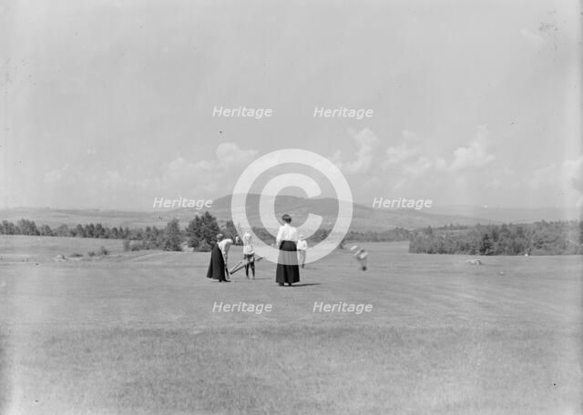 Franconia Notch, Sugarhill (i.e. Sugar Hill) from Profile Golf Club Links..., N.H., c.1900-1906. Creator: Unknown.
