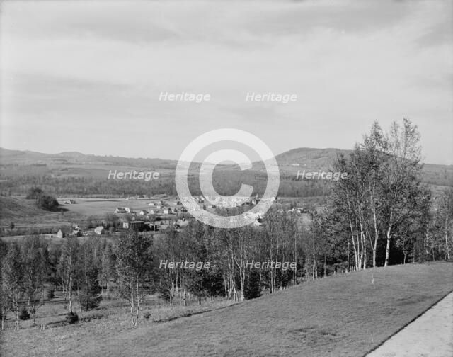 Franconia Village and Sugar Hill, White Mountains, c1900. Creator: Unknown.