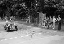 Frank Barnes Autosports team Singer B37, winner of a silver award, MCC Torquay Rally, July 1937. Artist: Bill Brunell