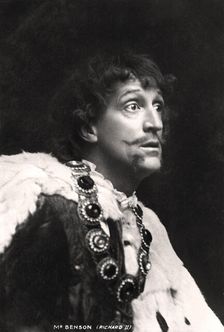 Frank Benson (1858-1939), English actor and theatre manager, early 20th century.Artist: J Caswall Smith