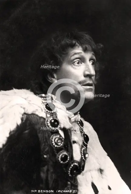 Frank Benson (1858-1939), English actor and theatre manager, early 20th century.Artist: J Caswall Smith