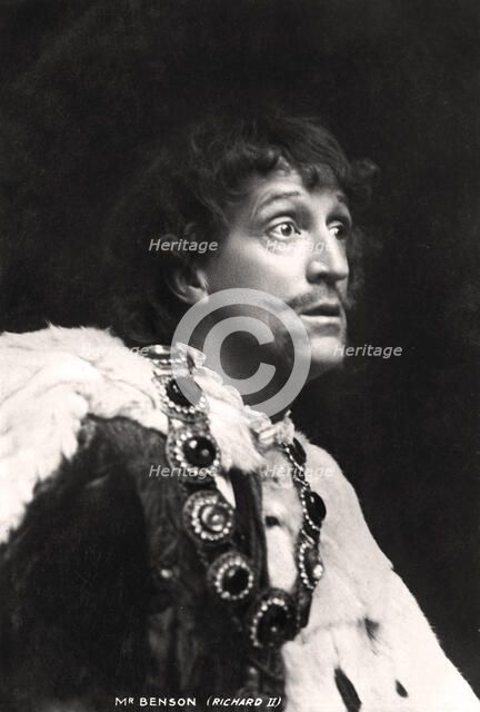 Frank Benson (1858-1939), English actor and theatre manager, early 20th century.Artist: J Caswall Smith