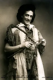 Frank Benson (1858-1939), English actor and theatre manager, early 20th century.Artist: J Caswall Smith
