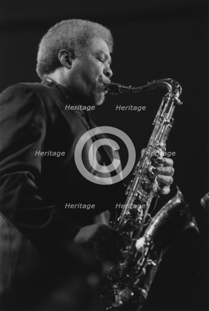 Frank Foster, Basie Band, Maastrict Music Nights, Netherlands, 1994. Creator: Brian Foskett.