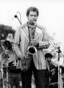 Frank Foster, Capital Jazz Festival, Knebworth, Herts, July 1982. Creator: Brian Foskett