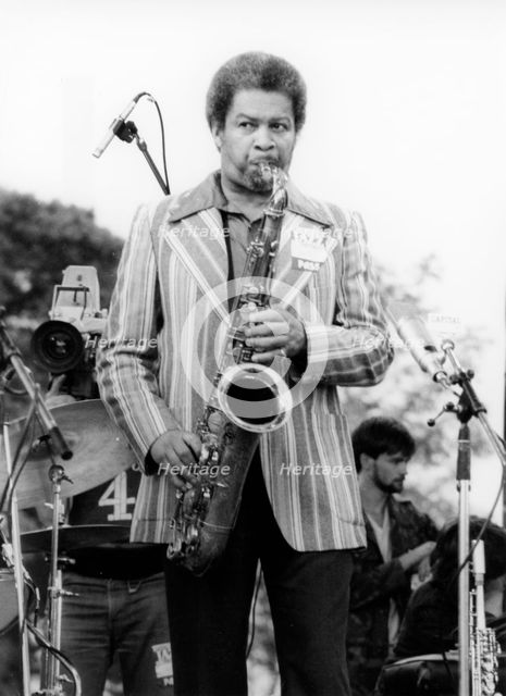 Frank Foster, Capital Jazz Festival, Knebworth, Herts, July 1982. Creator: Brian Foskett.