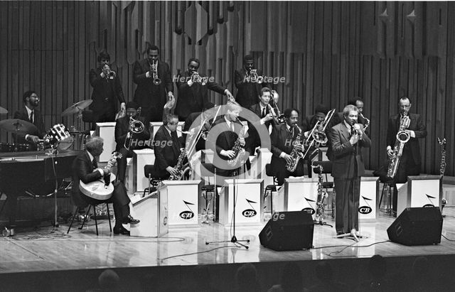 Frank Foster, Count Basie Orchestra, Barbican, London, 1986. Creator: Brian O'Connor.