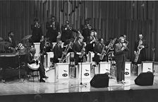 Frank Foster, Count Basie Orchestra, Barbican, London, 1986. Creator: Brian O'Connor