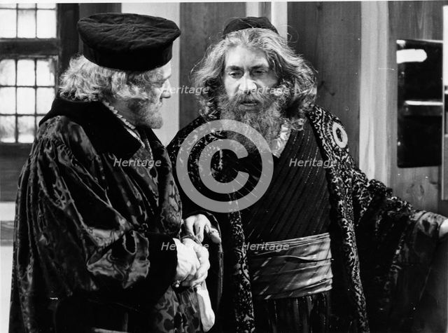 Frank Finlay (1926- ), British actor, as Shylock in 'The Merchant of Venice'. Creator: Unknown.