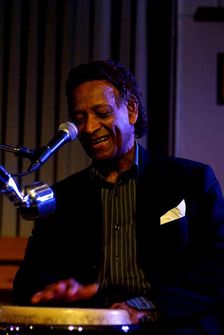 Frank Holder, Jazz Hastings, Hastings, East Sussex. Artist: Brian O'Connor