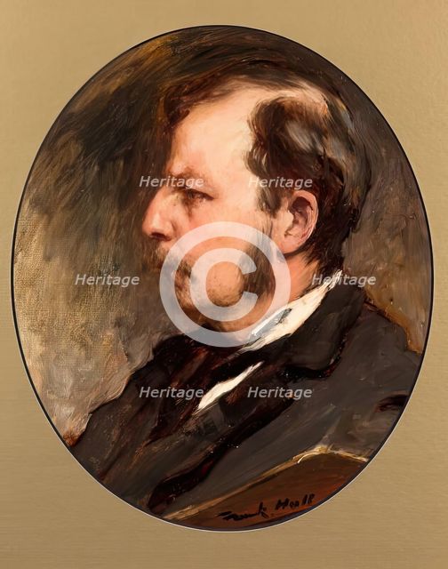 Frank Holl,Self Portrait, 1885. Creator: Francis Montague Holl.
