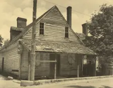 Frank Hill's old store, Scott's Hill, Falmouth, between 1925 and 1929. Creator: Frances Benjamin Johnston