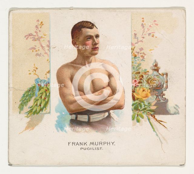 Frank Murphy, Pugilist, from World's Champions, Second Series (N43) for Allen & Ginter Cig..., 1888. Creator: Allen & Ginter.