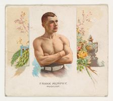 Frank Murphy, Pugilist, from World's Champions, Second Series (N43) for Allen & Ginter Cig..., 1888. Creator: Allen & Ginter