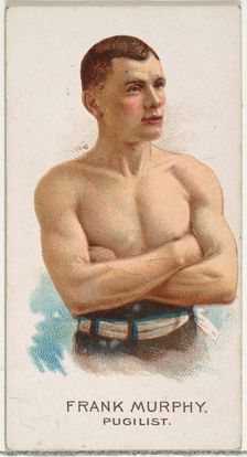 Frank Murphy, Pugilist, from World's Champions, Series 2 (N29) for Allen & Ginter Cigarett..., 1888. Creator: Allen & Ginter