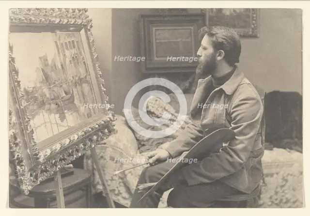 Frank Simon Herrmann, 1894. Creator: Alfred Stieglitz.