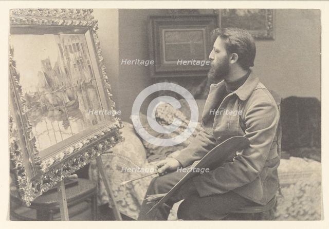 Frank Simon Herrmann, 1894. Creator: Alfred Stieglitz.