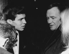 Frank Sinatra Jnr and John Mills, c1960. Creator: Brian Foskett
