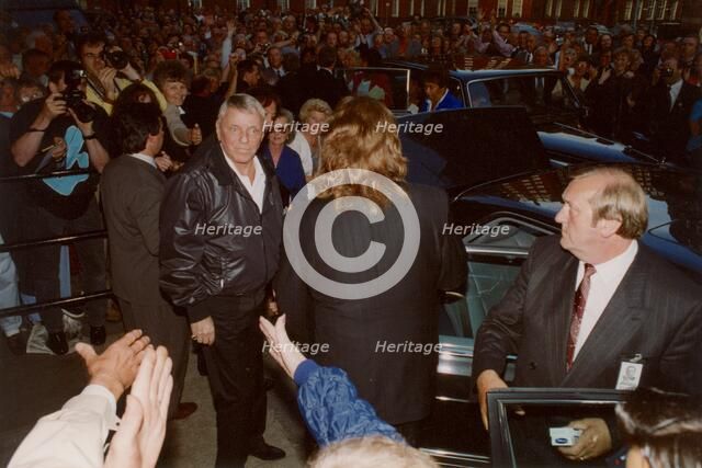 Frank Sinatra, Royal Albert Hall, London, 1989.   Creator: Brian Foskett.