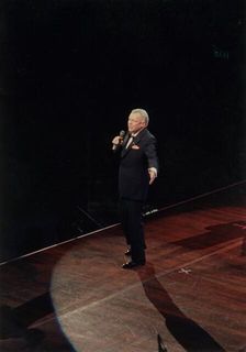 Frank Sinatra, Royal Albert Hall, London, 1989. Creator: Brian Foskett