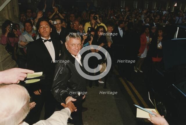 Frank Sinatra, Royal Albert Hall, London, 1989. Creator: Brian Foskett.