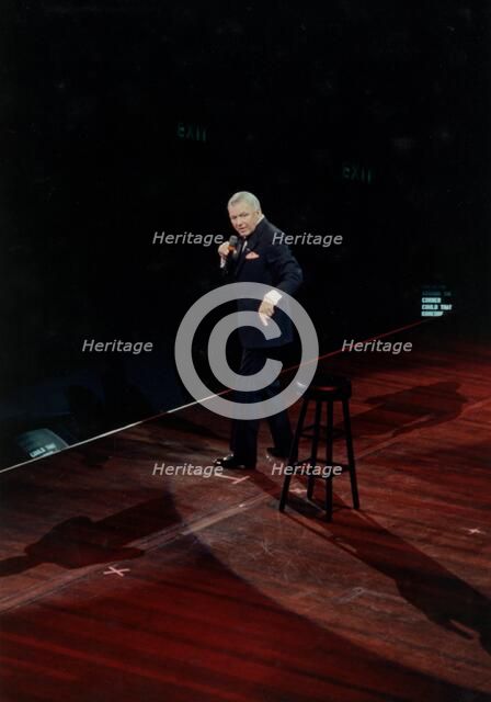 Frank Sinatra, Royal Albert Hall, London, 1989.   Creator: Brian Foskett.
