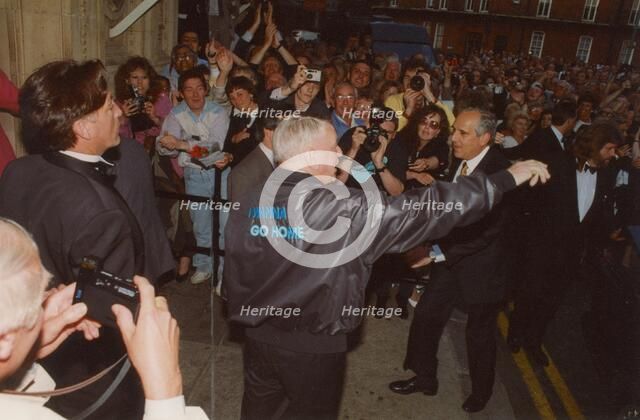 Frank Sinatra, Royal Albert Hall, London, 1989.  Creator: Brian Foskett.