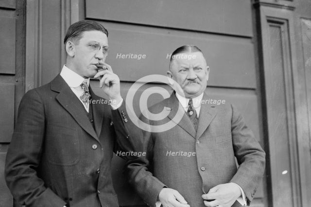 Frank Stevens, concessionnaire, at left and August "Garry" Herrmann, President of the Cincinnati Red Creator: Bain News Service.
