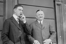 Frank Stevens, concessionnaire, at left and August "Garry" Herrmann, President of the Cincinnati Red Creator: Bain News Service